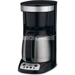   Compact Programmable Coffee Maker 10 Cup Thermal Carafe (Black)  