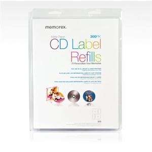  NEW CD/DVD White Matte Labels  300 (Blank Media): Office 