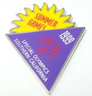 SPECIAL OLYMPICS PIN~1999 SUMMER GAMES SOUTHERN CALI  