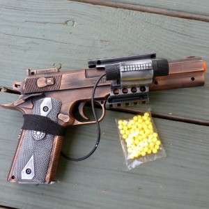   Laser Ray Gun Victorian Pirate AIRSOFT SPRING GUN BB Pellet TOY  