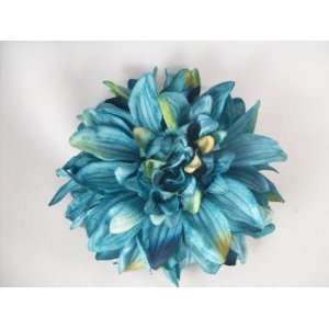   NEW Turquoise Dahlia Hair Clip and Brooch FOR LISA, Limited. Beauty