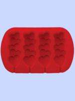 Wilton Cake Pops Stacked Hearts Silicone Mold Brownies  