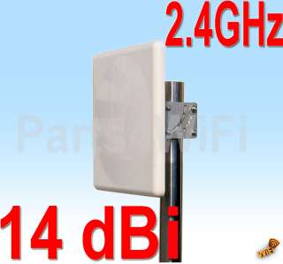   Range Wireless WiFi Flat Panel Antenna 14dBi RPSMA 736211098962  