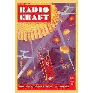  Vintage Art Radio Craft: Sky Radio Blankets Enemy   07674 