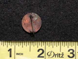 Antique / Vintage FCB Knight of Pythias Round Enamel Lapel Pin  