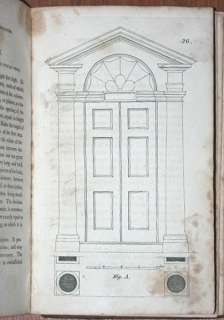 1814 Architecture Book. Boston. By Asher Benjamin. Rare  