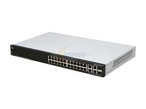    Cisco SG300 28P (SRW2024P K9 NA) 28 port Gigabit PoE 