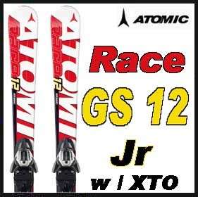 10 11 Atomic Race GS 12 Jr Skis 151cm w/XTO 10 NEW   