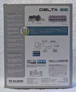 Audio DELTA 66 Digital Recording Interface 612391410858  