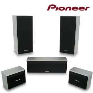  Pioneer 5 Pc Surround Speakers System Electronics