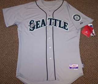 Seattle Mariners Majestic Cool Base Authentic Jersey 52  