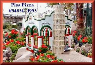 Pisa Pizza Dept. 56 SV D56 Snow Village  