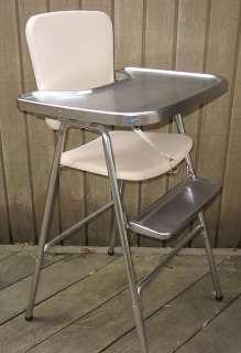 1950s Cosco Metal Vintage Baby High Chair (CLEAN SHAPE  