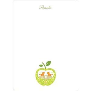  Thank You Card for Appleseed Bird Baby Shower Invitation 