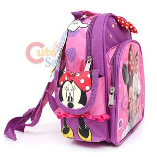 Disney Miini Mouse Kids Backpack School Bag Pink Bow 3