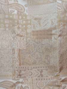 Gold Brocade Jacquard Curtains Drapes Beautiful 55 x 84  