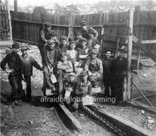Photo 1894 Pennsylvania Breaker Boys Coal Mining  