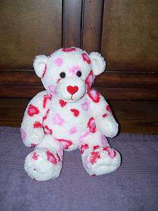 Build A Bear Hearts Fur You Stuffed Plush Animal EUC!!  