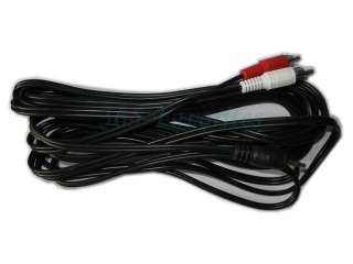 5mm 1/8 Jack To 2 RCA Y Audio Adapter Cable 5M 15FT  