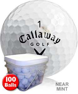 CALLAWAY HX HOT MODELS (100) Mixed Near Mint Bucket Used Golf Balls 