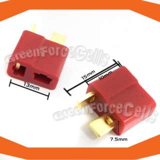 10 T Plug Connector Female Deans Style Lipo RC Battery  