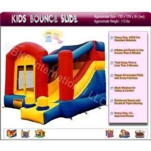   New Kids Spacewalk Jump Bouncer / Moonwalk Slide Jumper Toys & Games