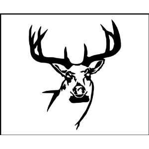  Decal   Hunting / Outdoors   Deer Head   Truck, iPad, Gun or Bow Case