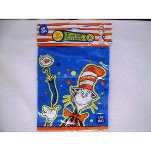 DR SEUSS CAT IN THE HAT PARTY SUPPLIES HATS BANNER CANDLES GOODIE LOOT 