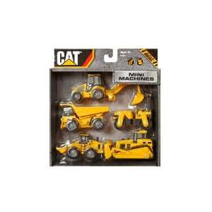   : Toystate Caterpillar Construction Mini Machine 5 Pack: Toys & Games