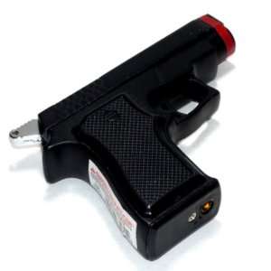  9mm Gun Dual Flames Butane Torch Lighter 