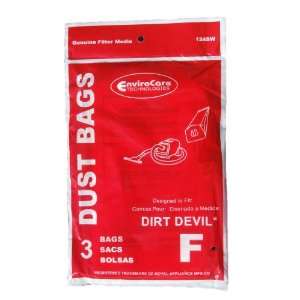  Devil Canister Type F Allergy Vacuum Bags, Can Vac, Power Pak Vacuum 