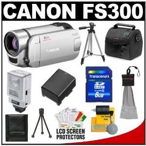  Canon FS300 Flash Memory Digital Video Camcorder (Silver 
