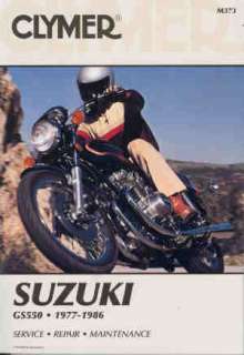 1977 1986 Suzuki GS550 GS 550 550E CLYMER REPAIR MANUAL  
