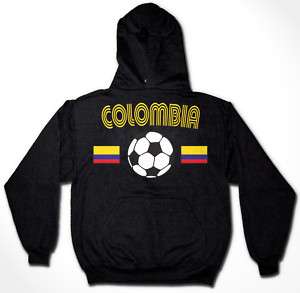 Colombia Soccer Hoodie Sweatshirt Pullover Football  