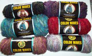 30% off Lion Brand Color Waves yarn  Choose Color  