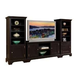   Home Styles Bedford Entertainment Center in Black Furniture & Decor