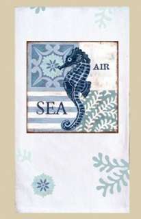 Tropical Sea Seahorse Starfish Kitchen Towel  