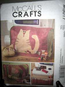 McCalls Cynthia Rose Cat Sewing Machine Cover #5017  
