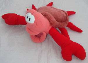 Disney The Little Mermaid Plush SEBASTIAN Crab Pink/Red  