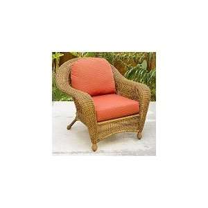  Port Royal Resin Wicker Deep Seating Chair Patio, Lawn 