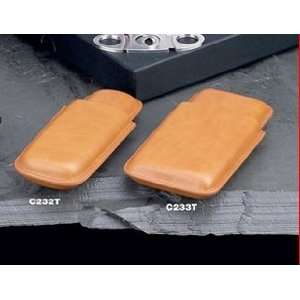 Cigar Case, Tan Leather, C233T