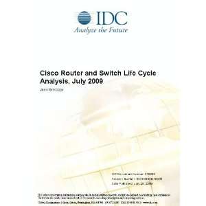 Cisco Router and Switch Life Cycle Analysis, July 2009 [ PDF 