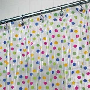    InterDesign Glee Shower Curtain   Clear/Bright: Home & Kitchen
