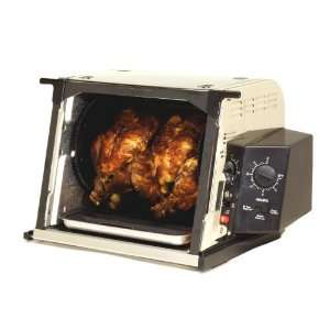 Ronco ST3001SSGEN Showtime Compact Rotisserie and Barbeque Oven 