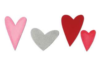   Sizzlits Die Set 3PK   Valentines Day Hearts HEART SET #2 (656764