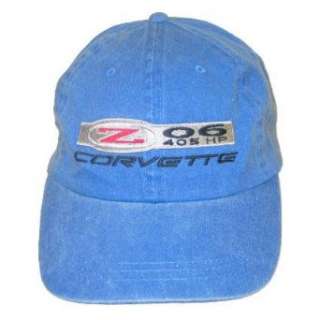  Corvette Z06 405HP Blue Denim Hat: Clothing