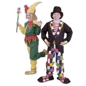    Child Small (4 6) Funny Patchwork Hobo Clown Costume Toys & Games