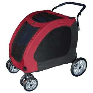 Pet Gear Expedition Dog Stroller Burgundy Up to 150#  
