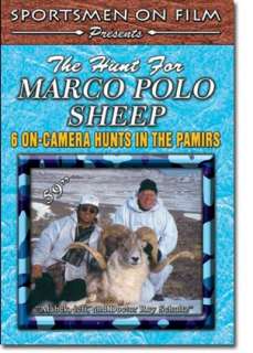 Hunt for Marco Polo Sheep ~ Hunting Safari DVD ~ Russia  