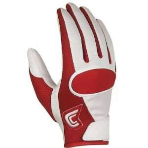  Cutters Away Wht/Red C Tack Football Receiver Gloves 